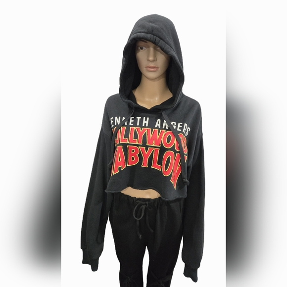 BNWTT Women's Gucci Slogan-Print Cropped Hoodie Size M/L/XL - Picture 7 of 12
